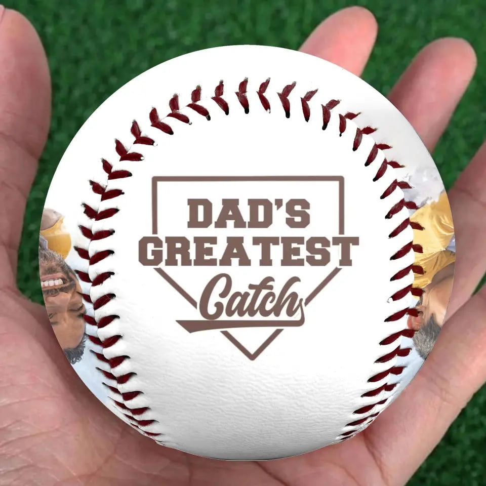 Personalized Photo Baseball Ball, Fathers Day Gifts