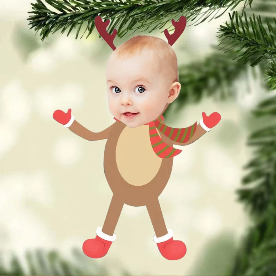 Personalized Kid Christmas Ornament
