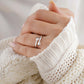 Silver Hug Ring S925 Adjustable Size