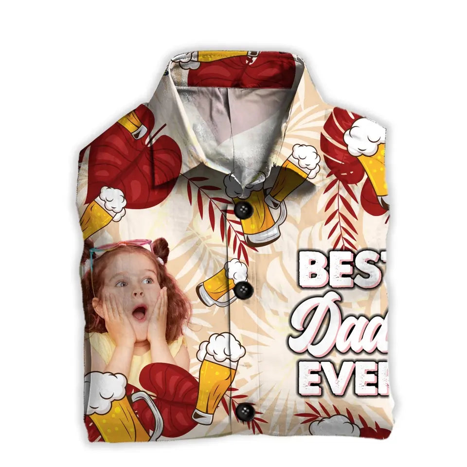 Personalized Best Dad Ever Hawaiian Shirt - Gifts For Grandpa, Dad