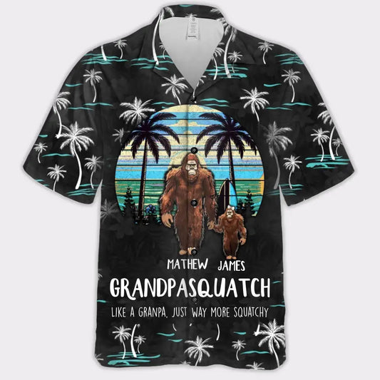 Personalized Grandpasquatch Shirt, Father's Day Gift