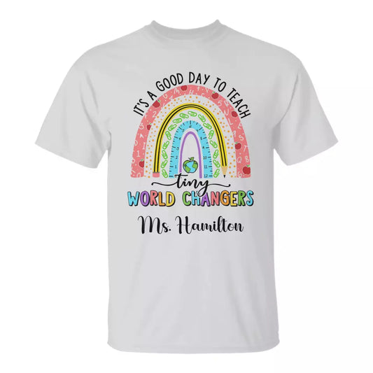 It's a good day to teach tiny world changers