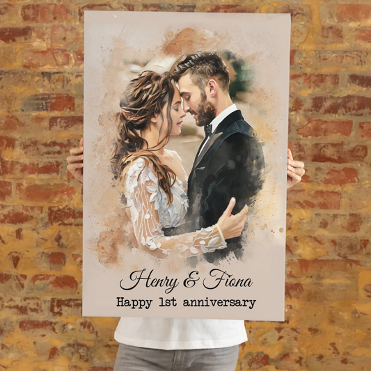 Custom Canvas style oil painting MockUp